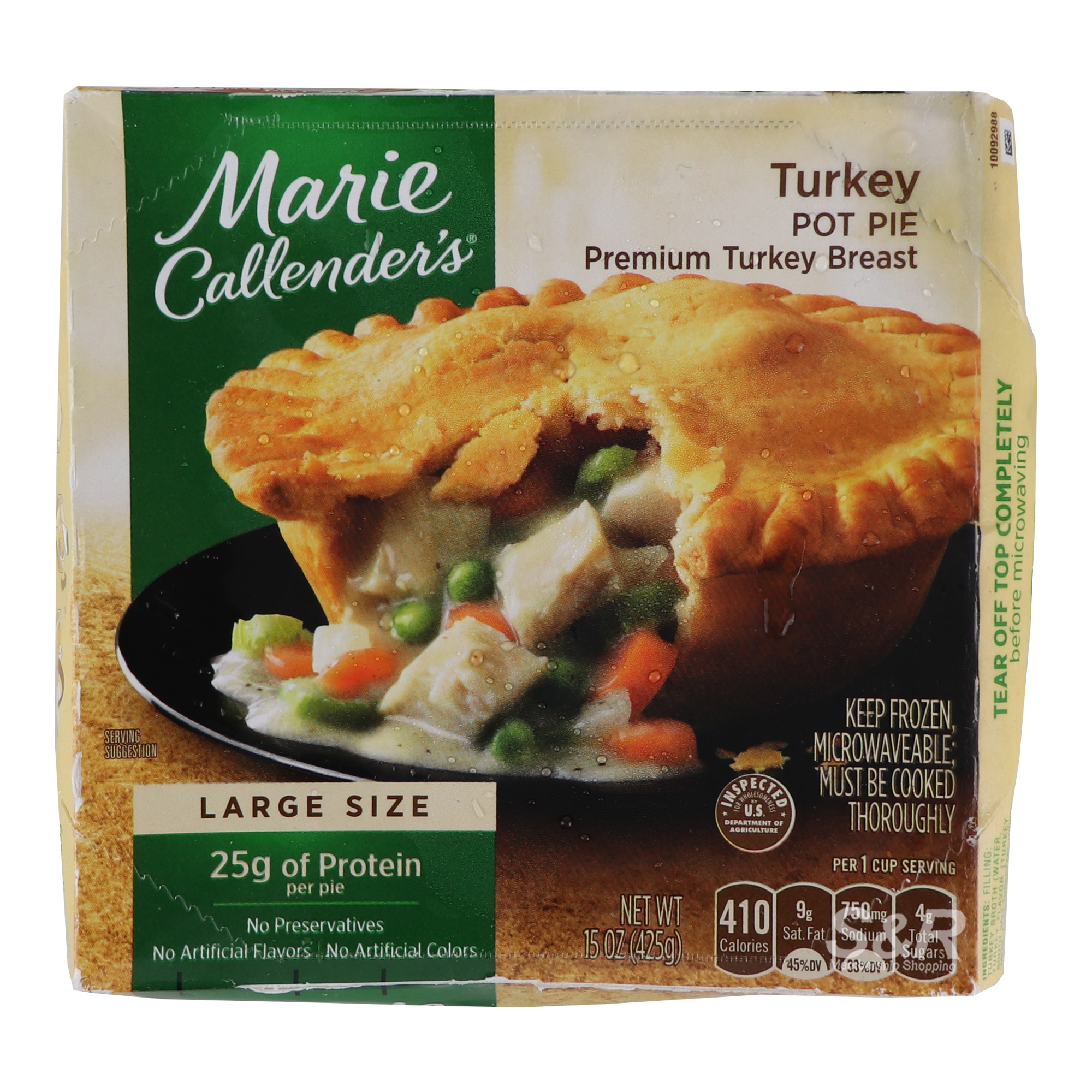 Marie Callender's Turkey Pot Pie Large 425g Marie Callender's Turkey Pot Pie Large 425g